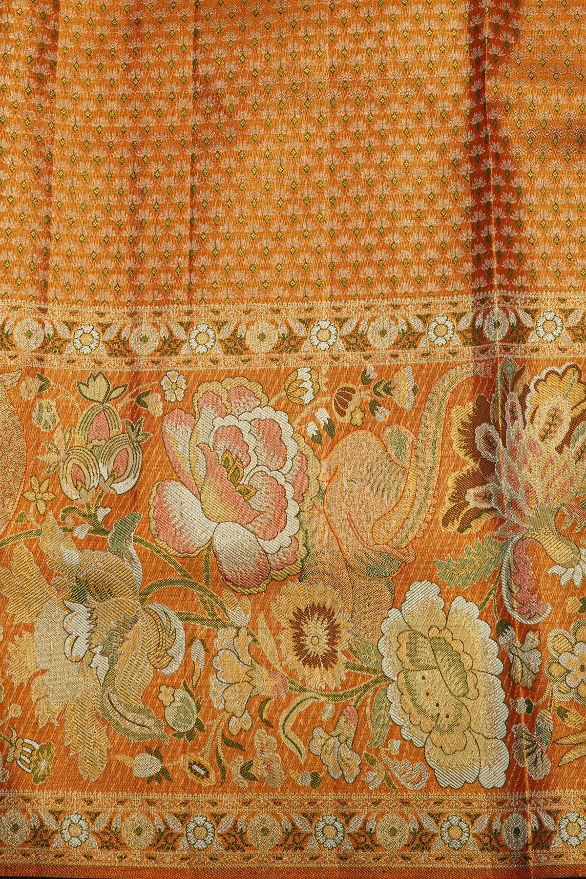 Kancheepuram Silk Gold Saree