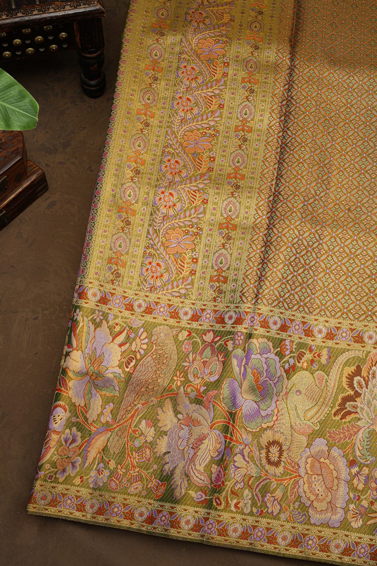 Kancheepuram Silk Onion Pink Saree