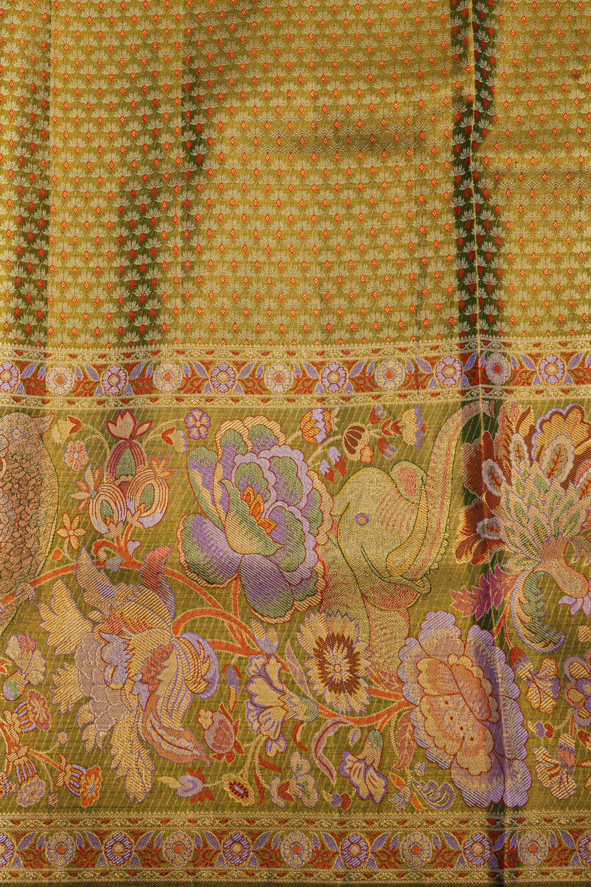 Kancheepuram Silk Onion Pink Saree