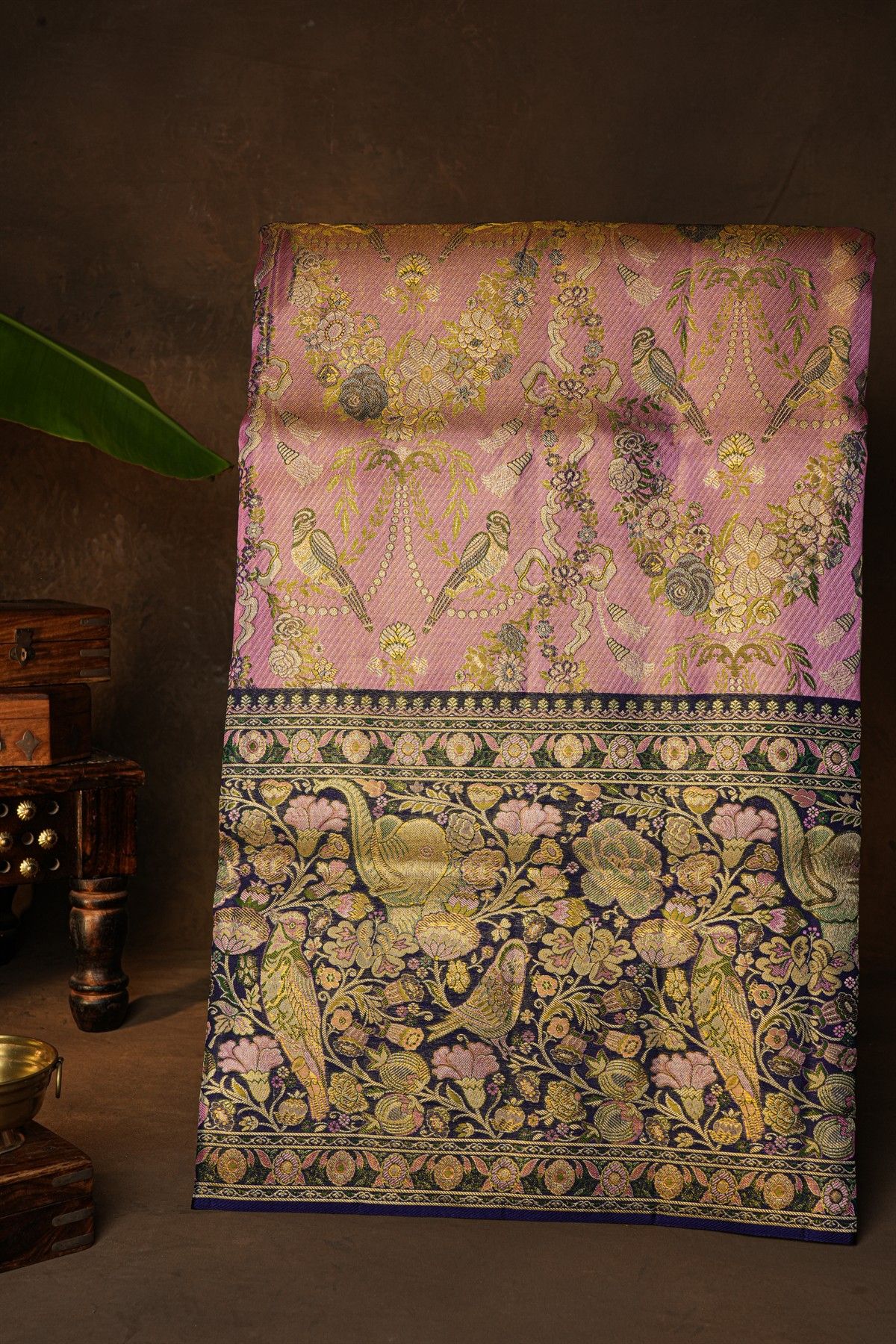 Kancheepuram Silk Pink Saree