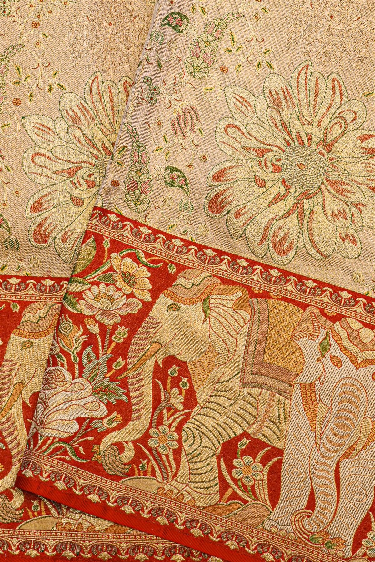 Kancheepuram Silk Dual Colour Saree