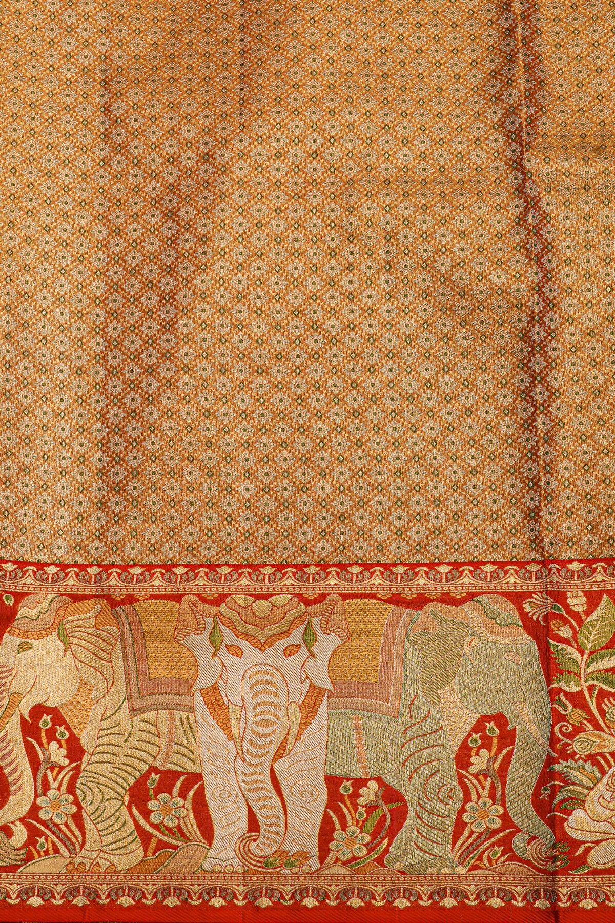 Kancheepuram Silk Dual Colour Saree