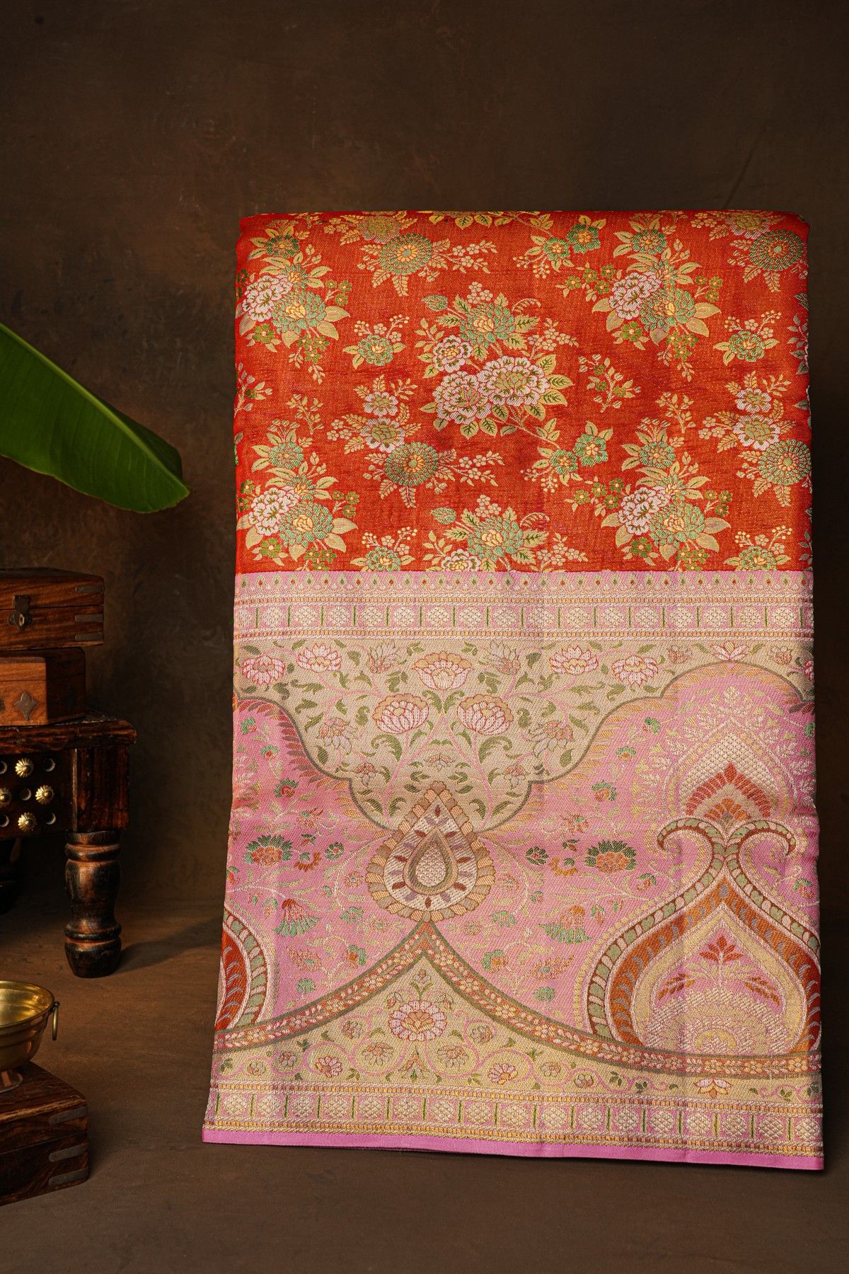 Kancheepuram Silk Red Saree