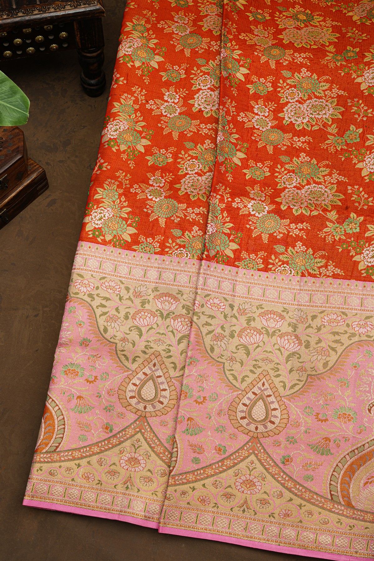 Kancheepuram Silk Red Saree