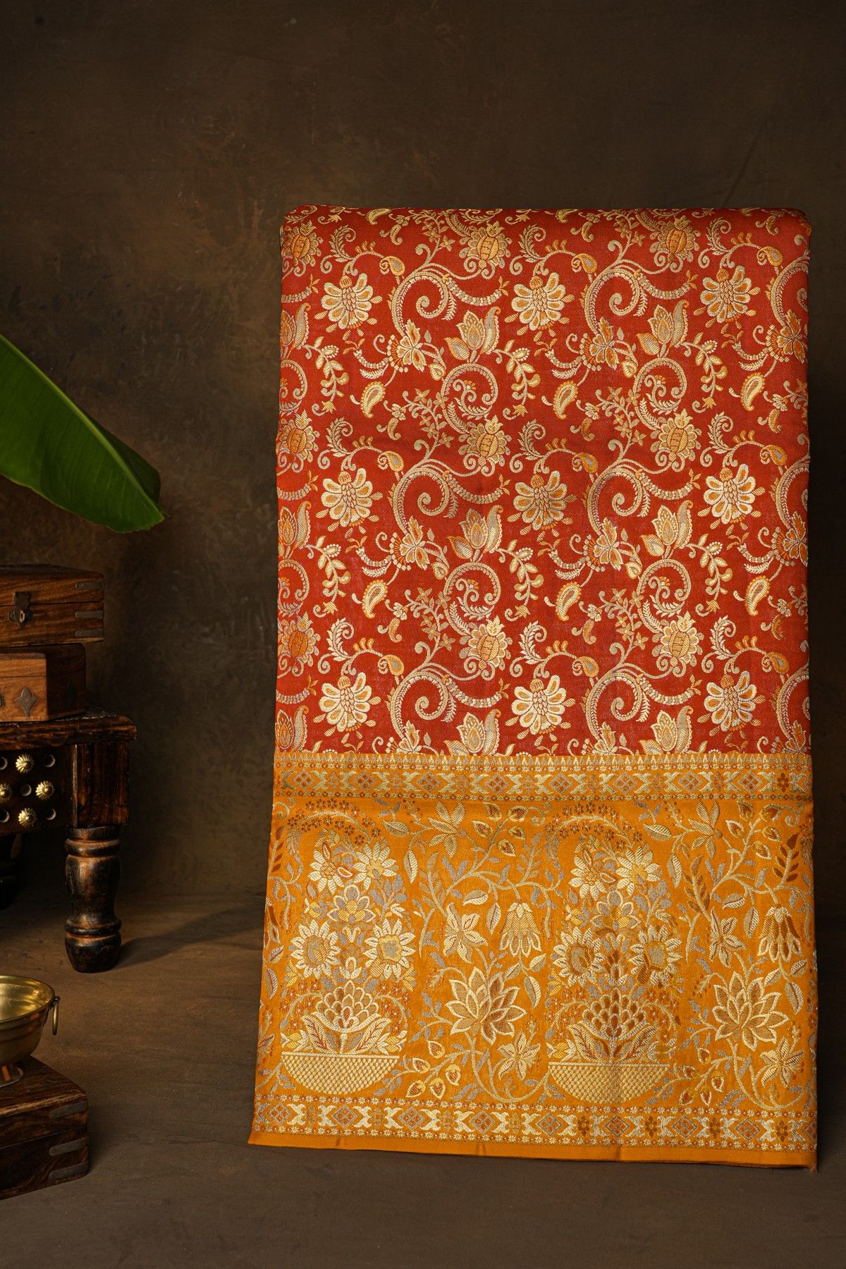 Kancheepuram Silk Red Saree