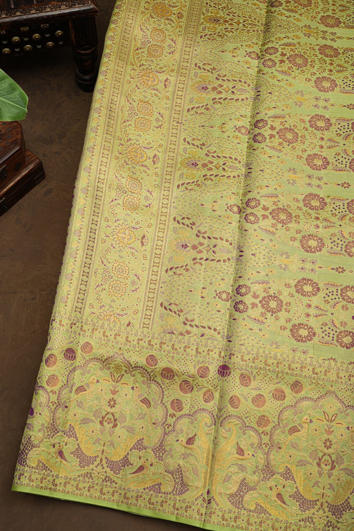Kancheepuram Silk Purple Saree