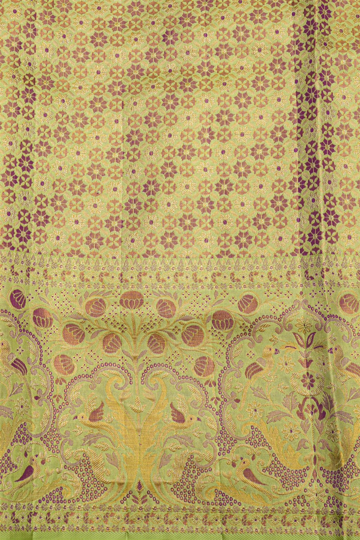 Kancheepuram Silk Purple Saree