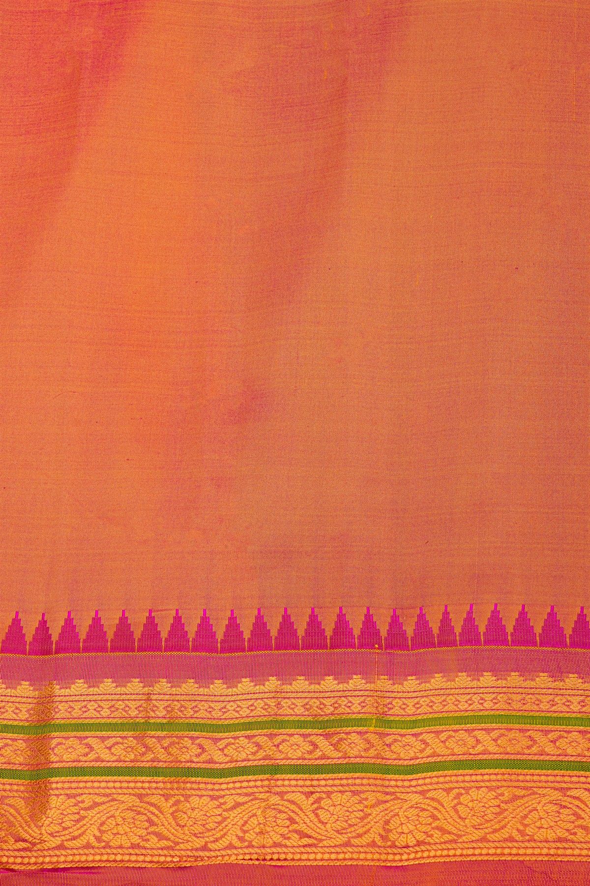 Gadwal Silk Green Saree