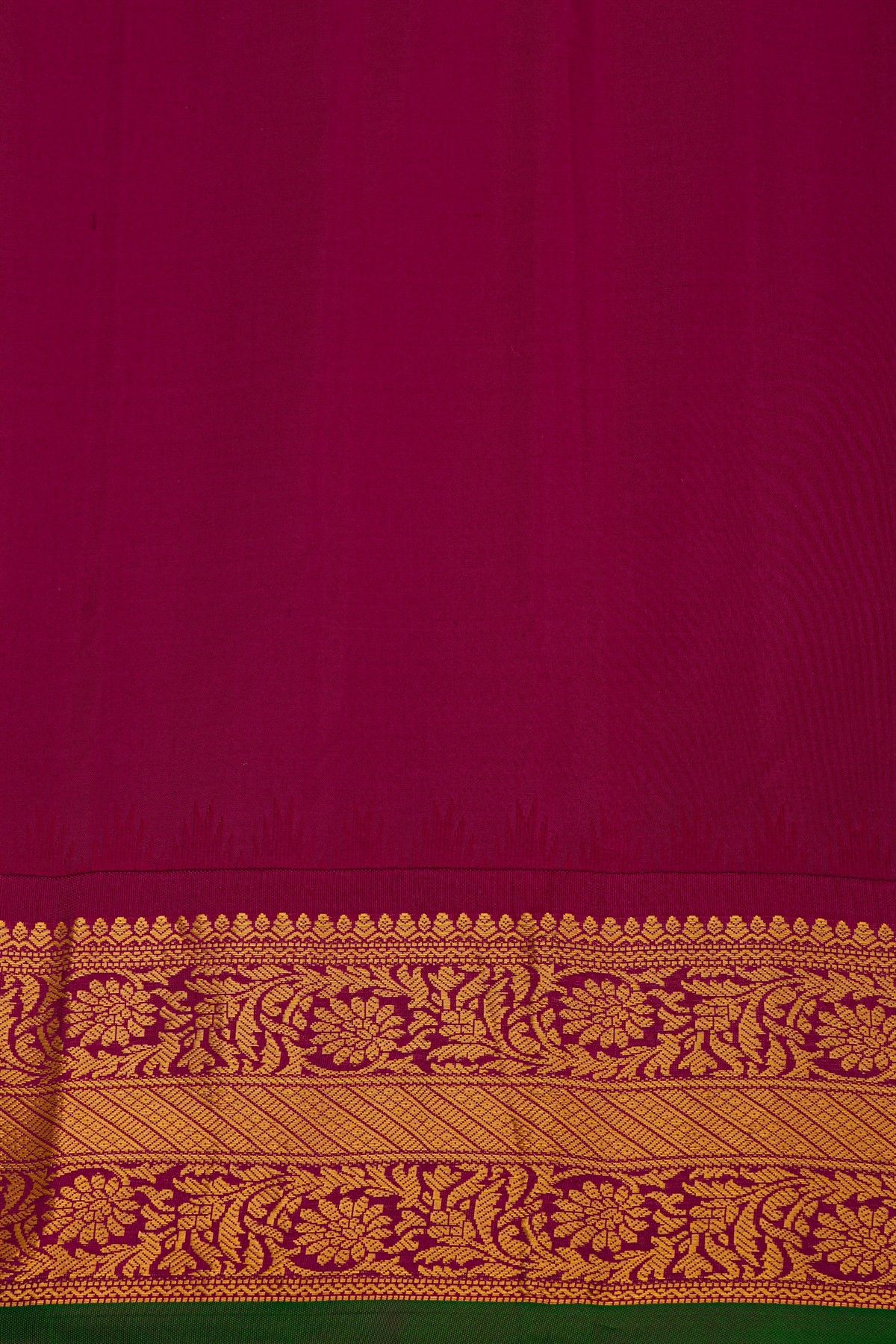 Gadwal Silk Off White Saree