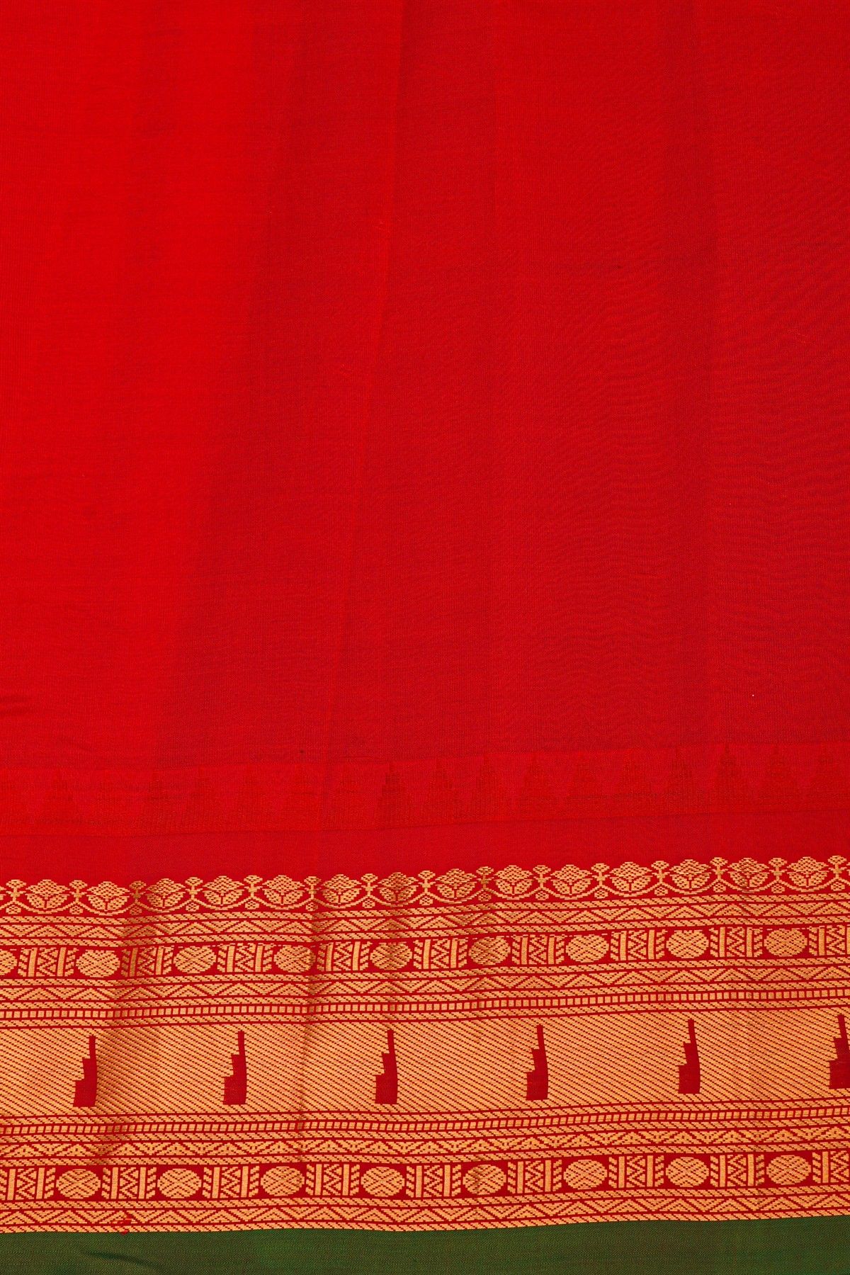 Gadwal Silk Dual Colour Saree