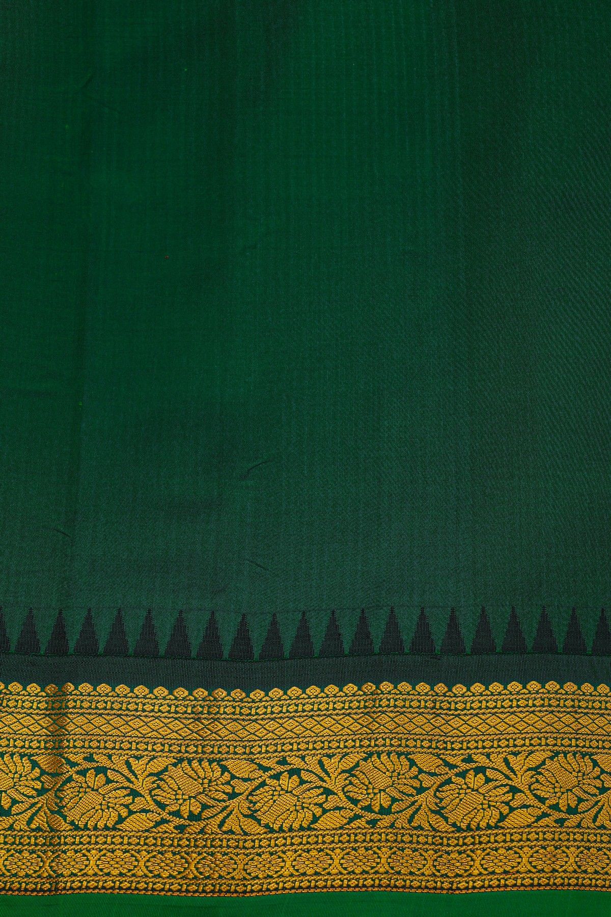 Gadwal Silk Orange Saree