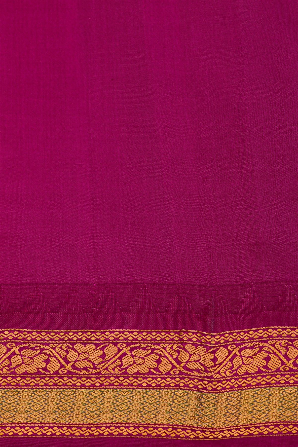 Gadwal Silk Blue Saree