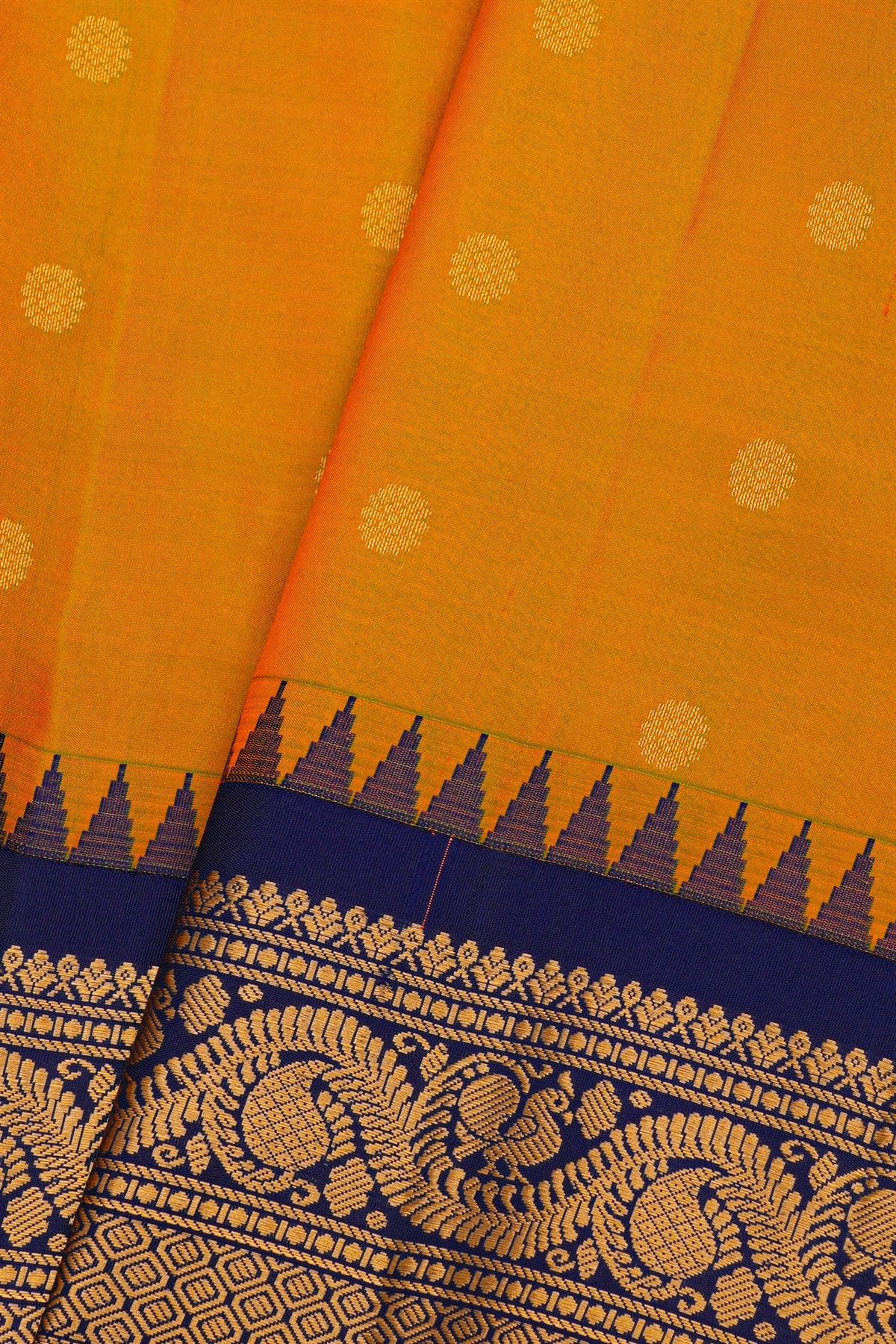 Gadwal Silk Dual Colour Saree