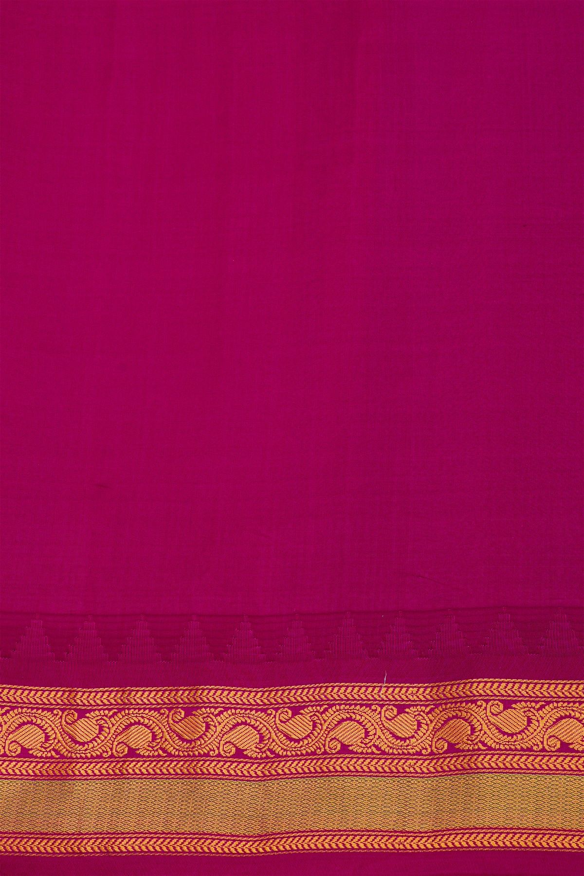 Gadwal Silk Sea Blue Saree