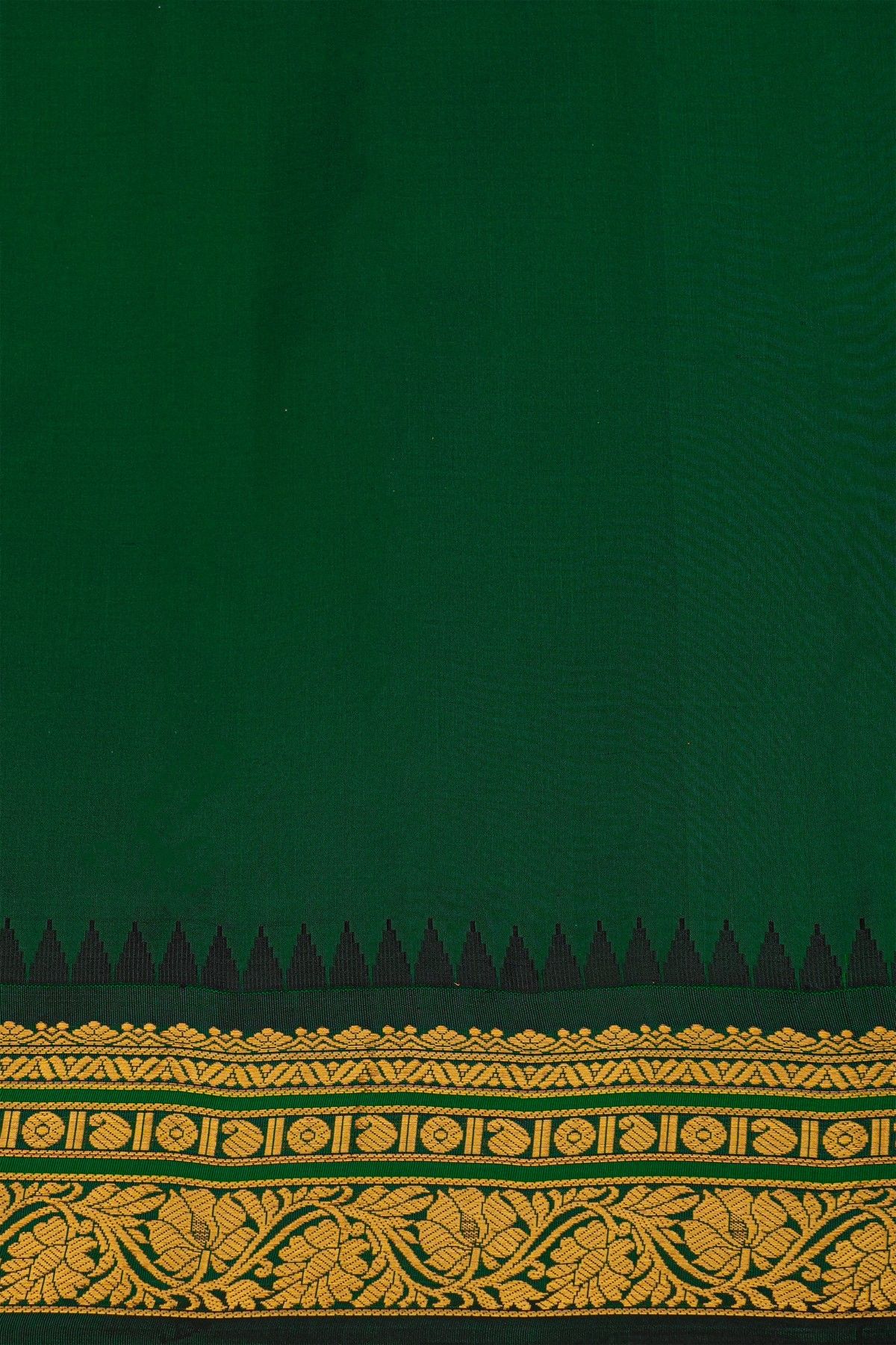 Gadwal Silk Sea Blue Saree