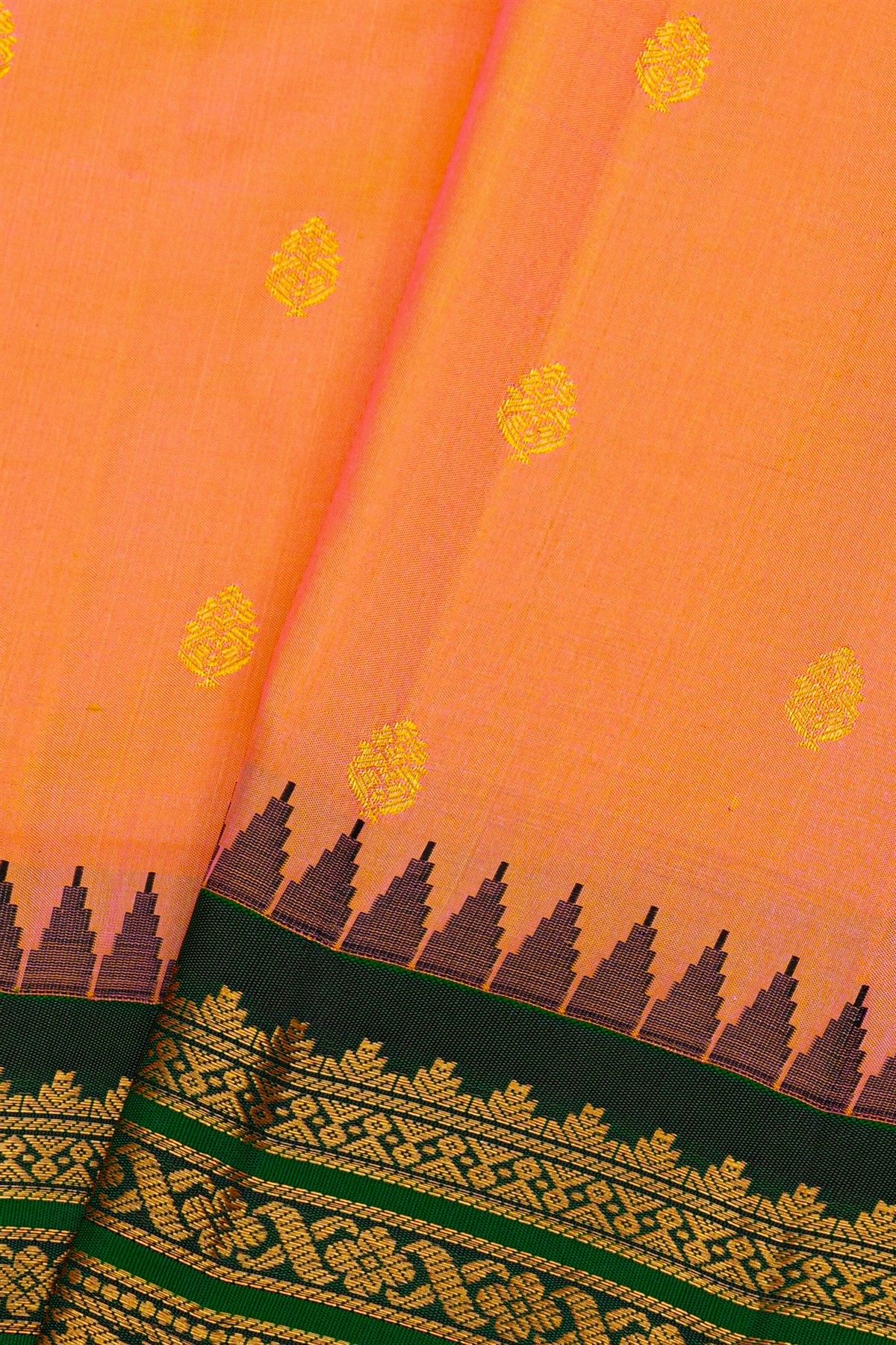 Gadwal Silk Dual Colour Saree