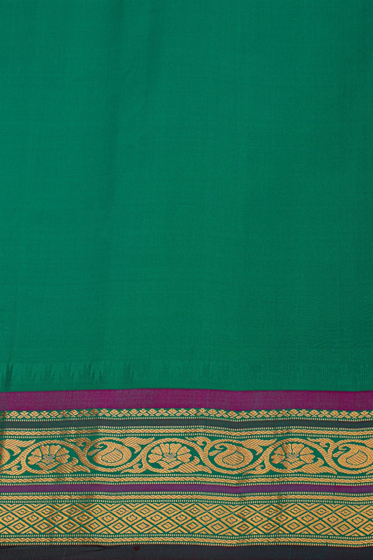 Gadwal Silk Red Saree