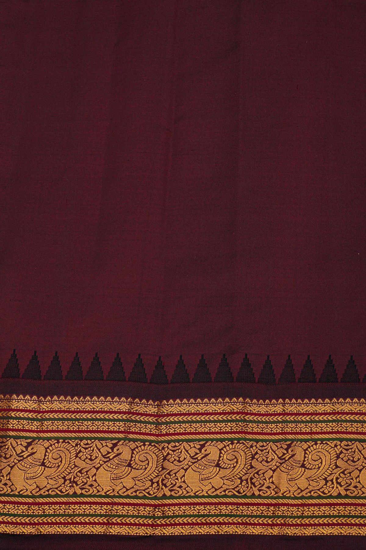Gadwal Silk Yellow Saree