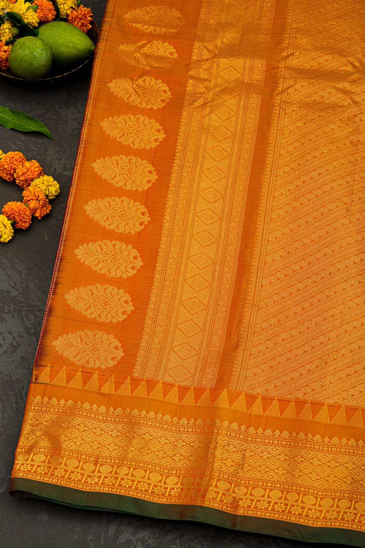 Gadwal Silk Black Saree