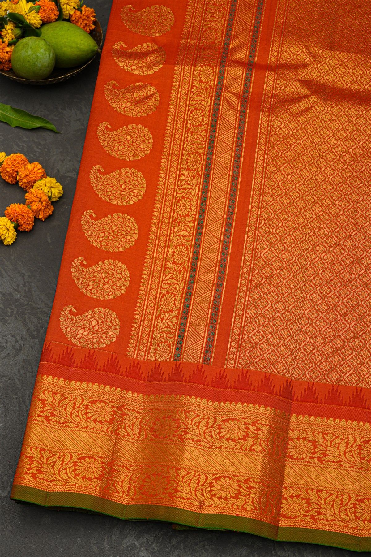 Gadwal Silk Blue Saree