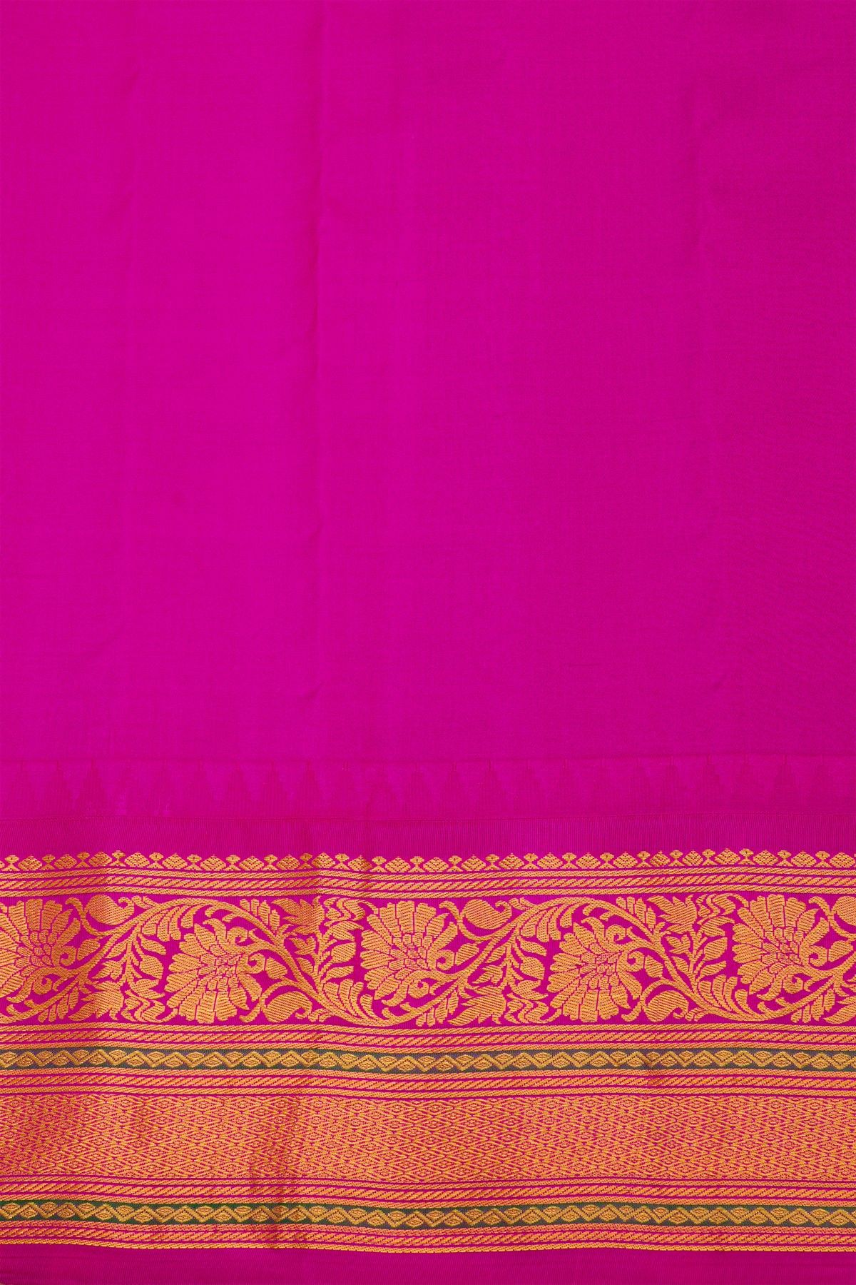 Gadwal Silk Green Saree