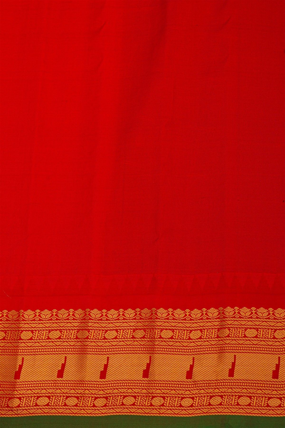 Gadwal Silk Dark Grey Saree