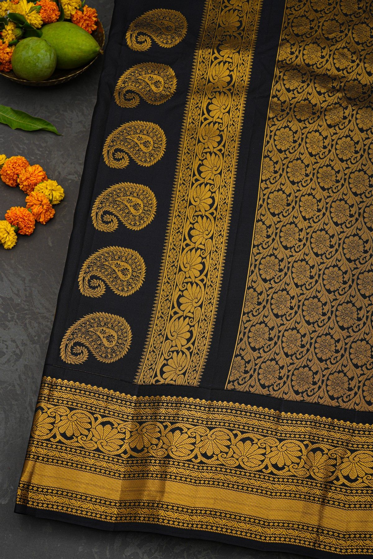 Gadwal Silk Dual Colour Saree
