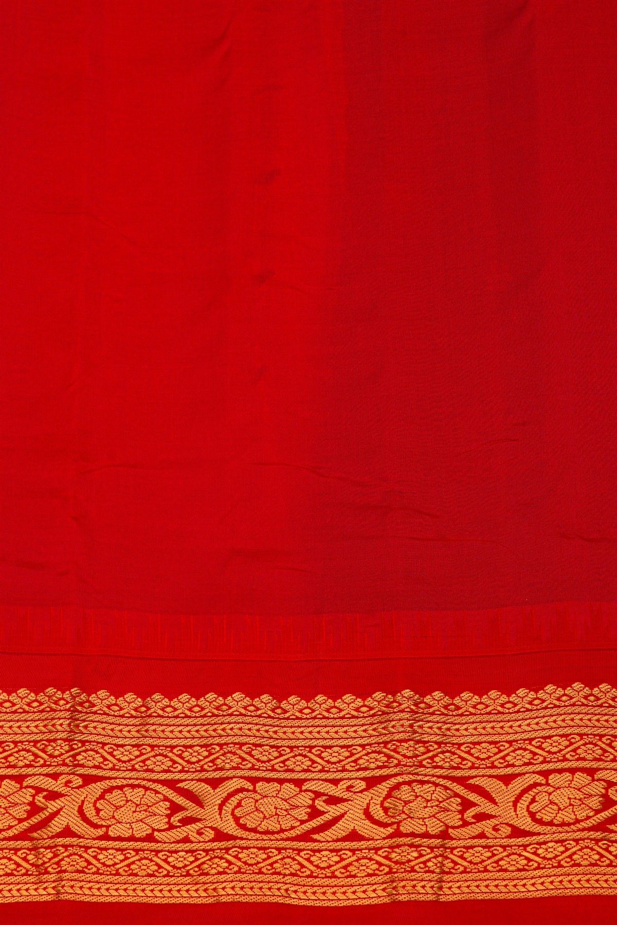 Gadwal Silk Navy Blue Saree