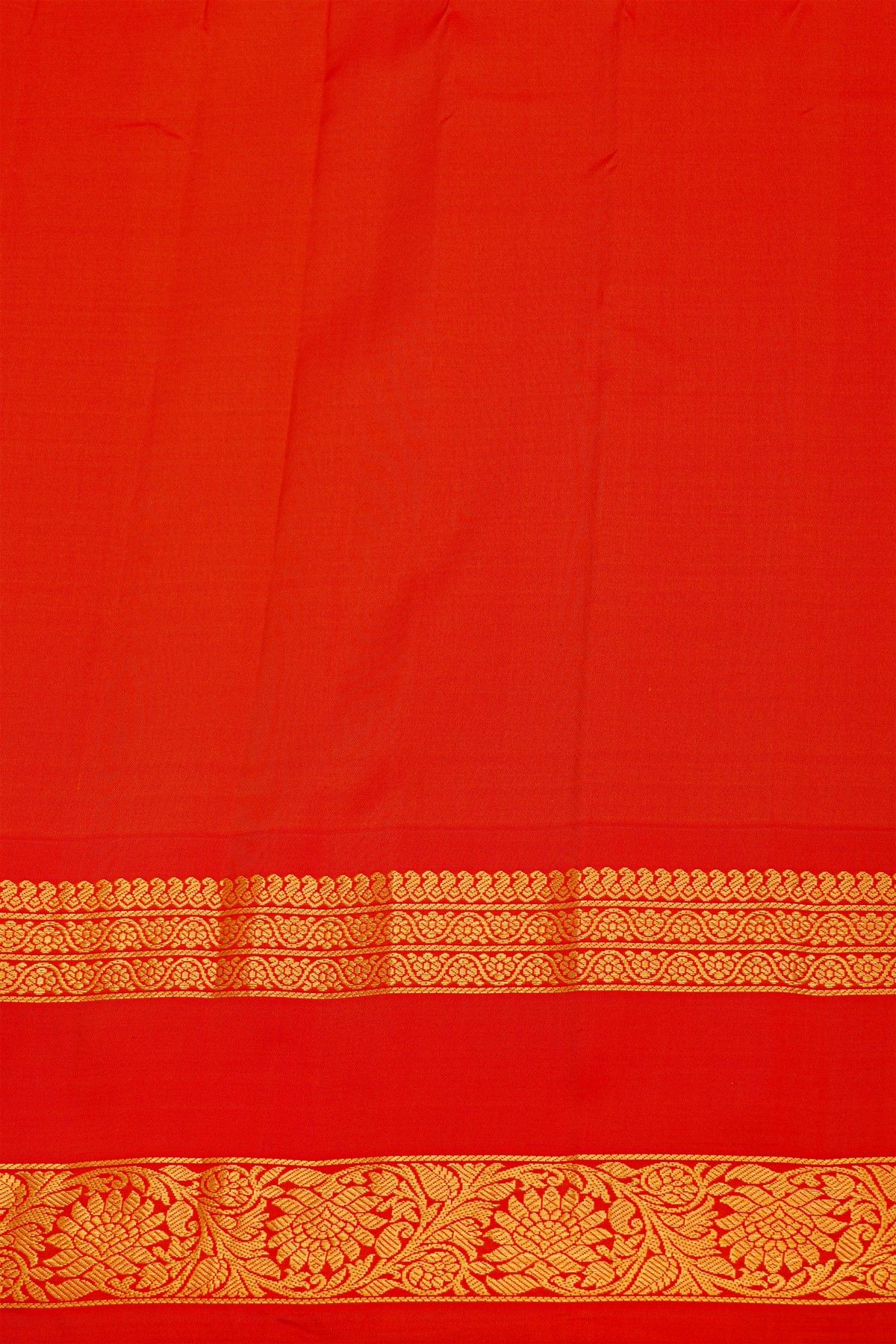 Gadwal Silk Red Saree