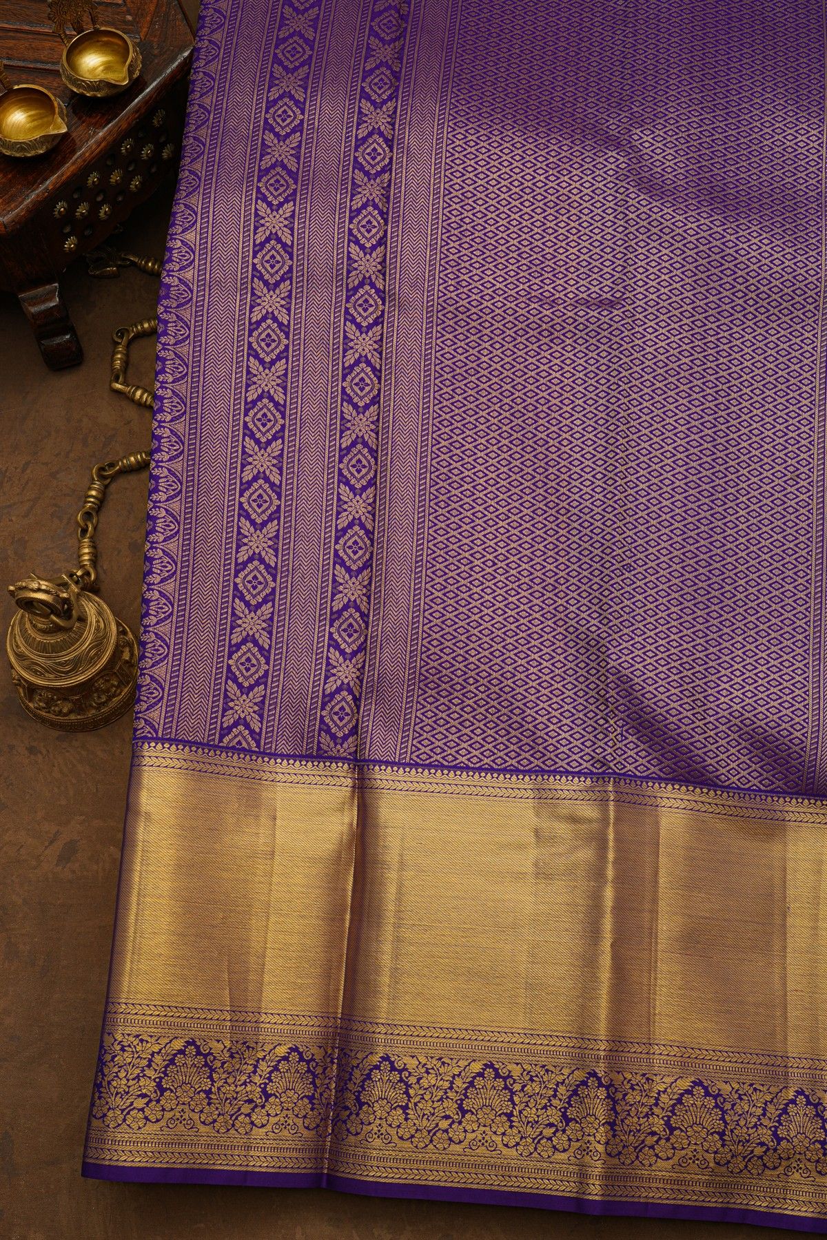 Kancheepuram Silk Blue Saree
