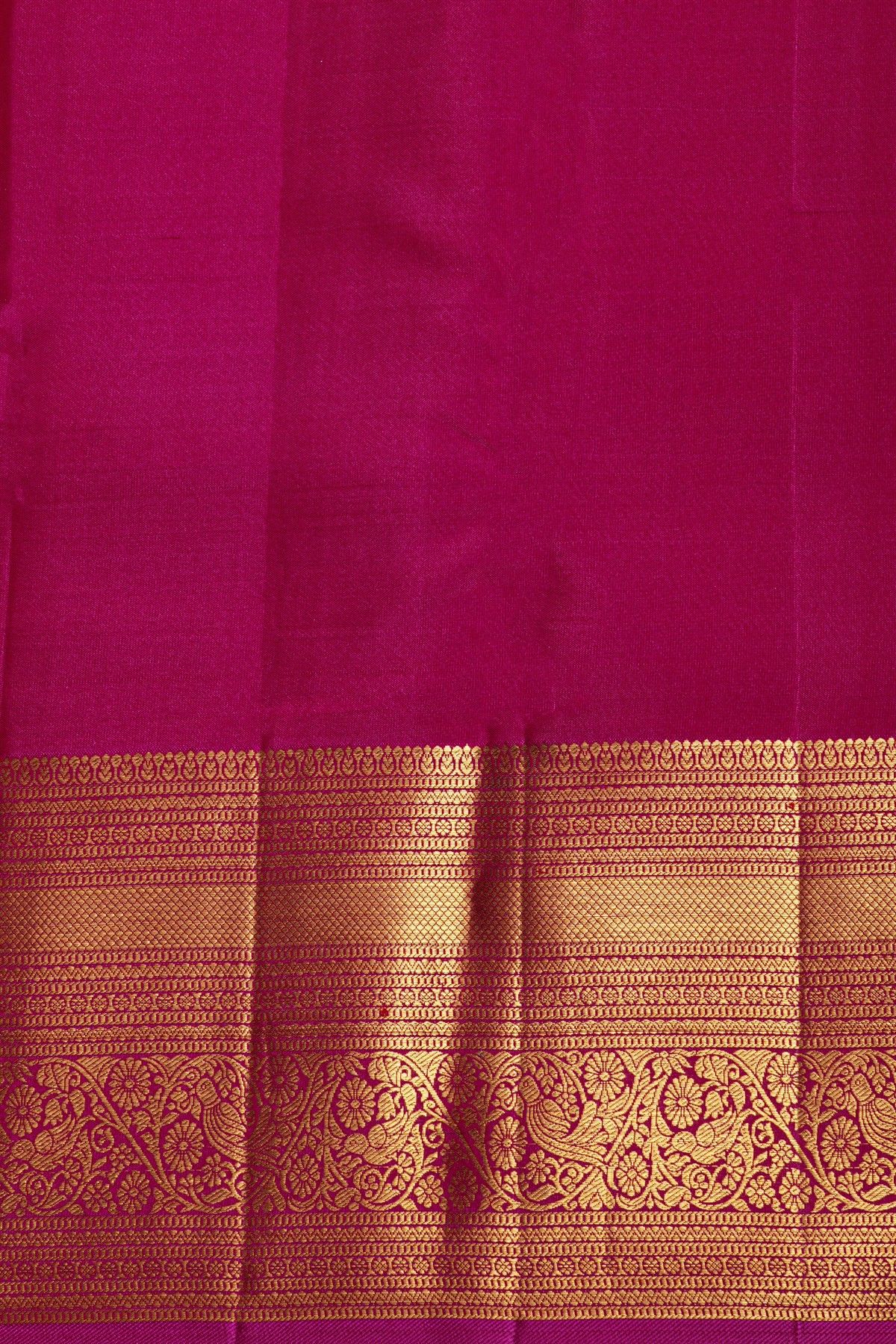 Kancheepuram Silk Magenta Saree