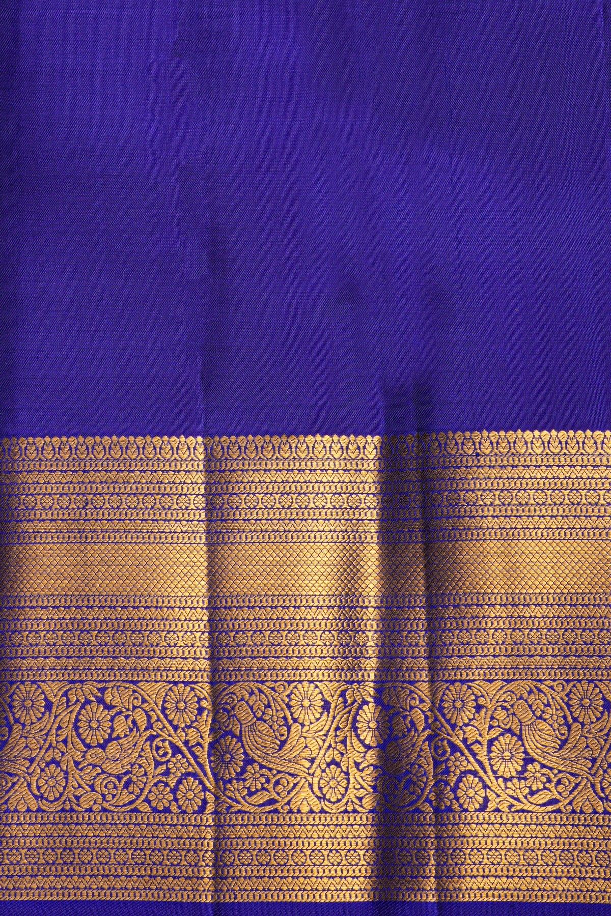 Kancheepuram Silk Royal Blue Saree