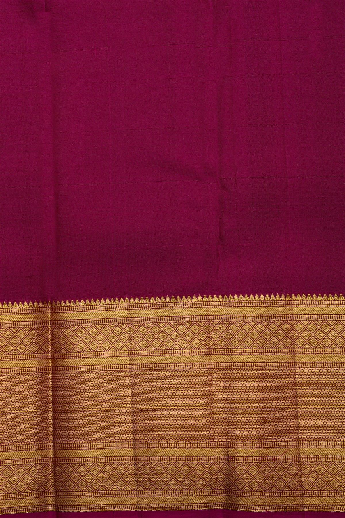Kancheepuram Silk Magenta Saree