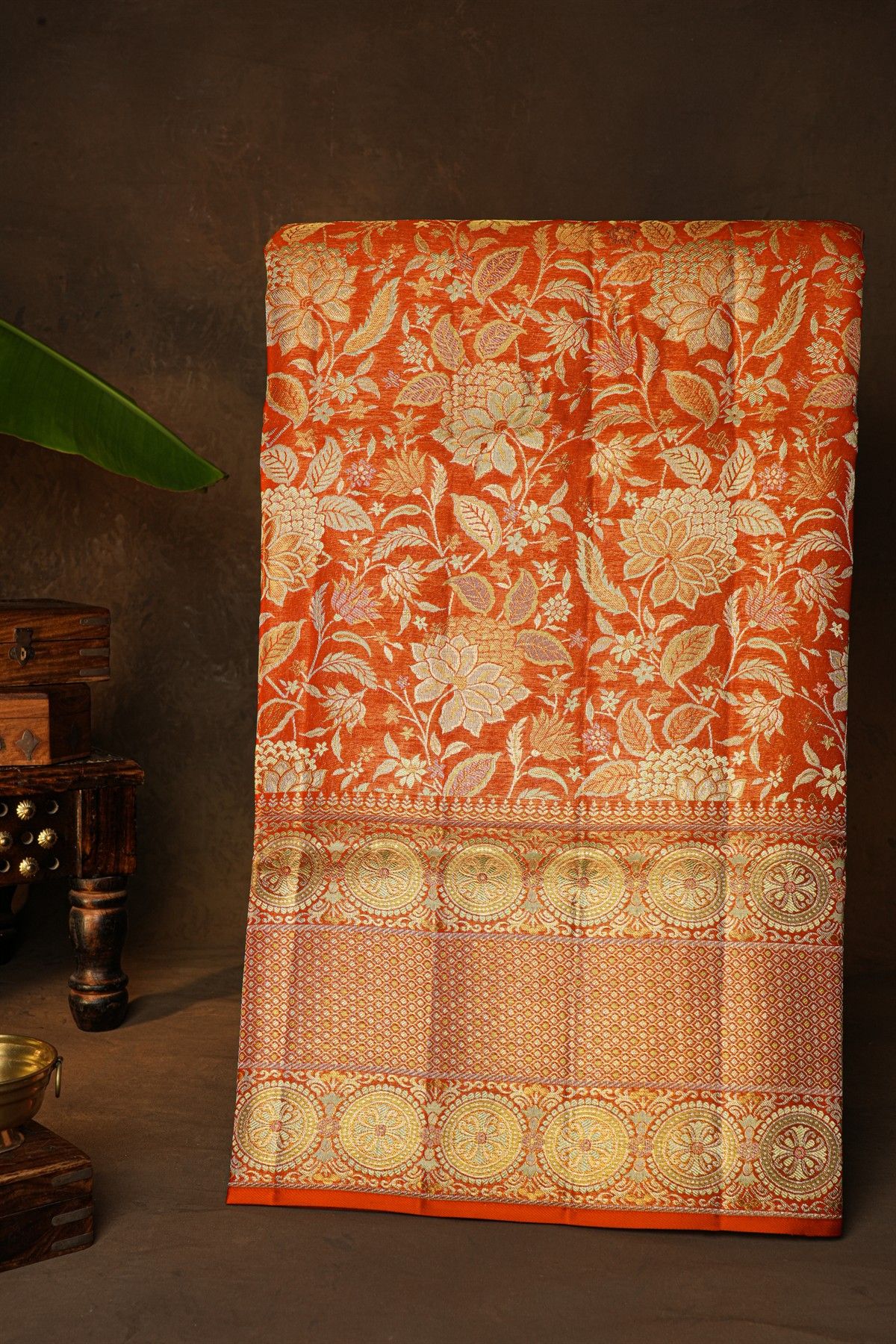 Kancheepuram Silk Red Saree