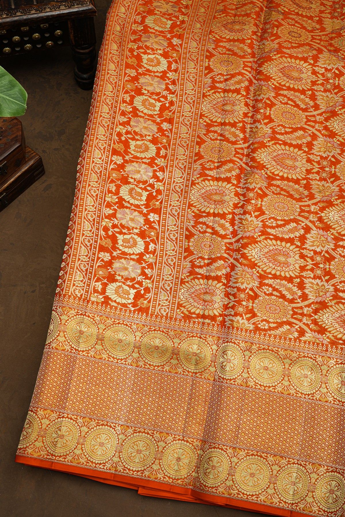Kancheepuram Silk Red Saree