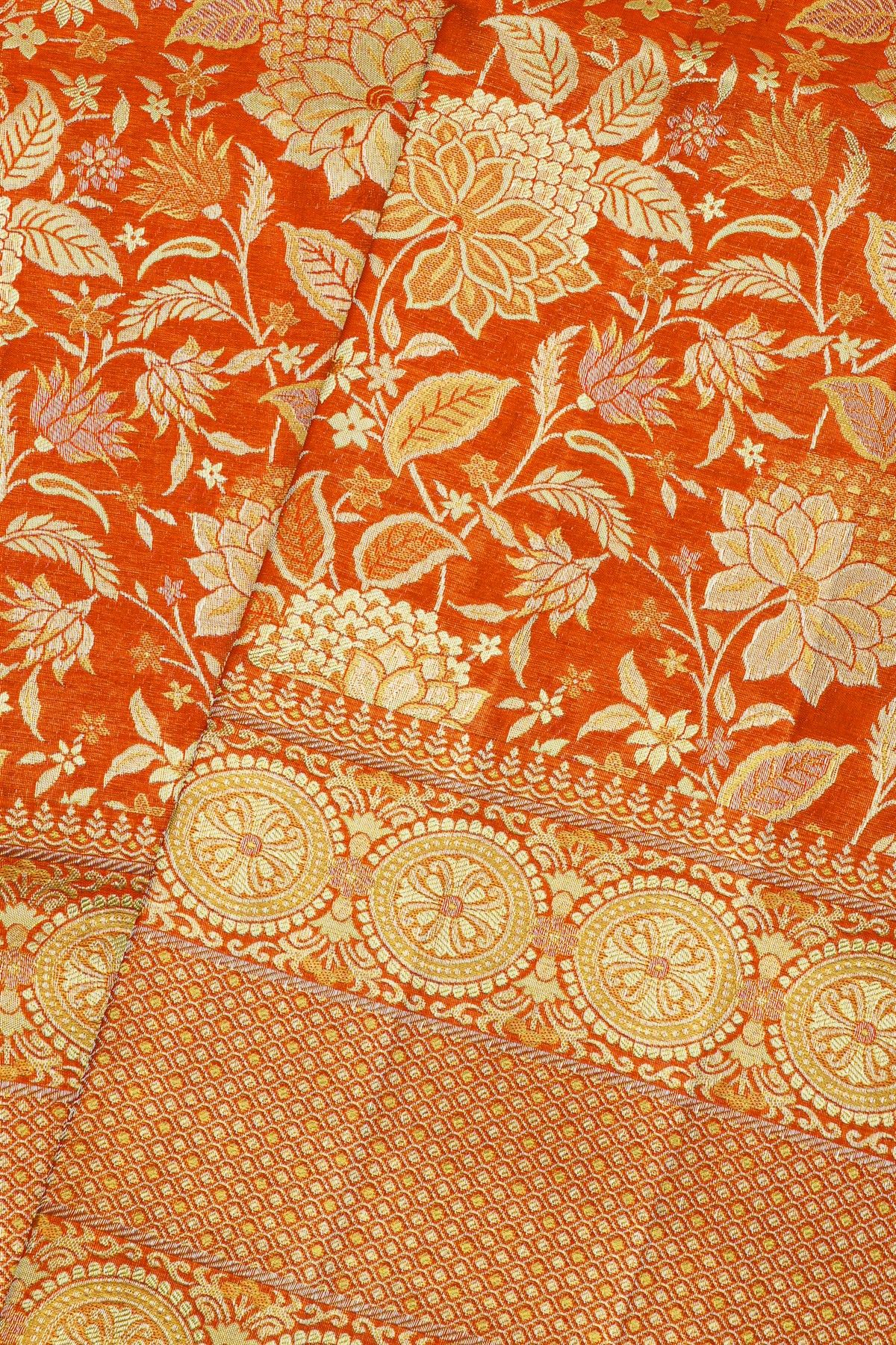 Kancheepuram Silk Red Saree