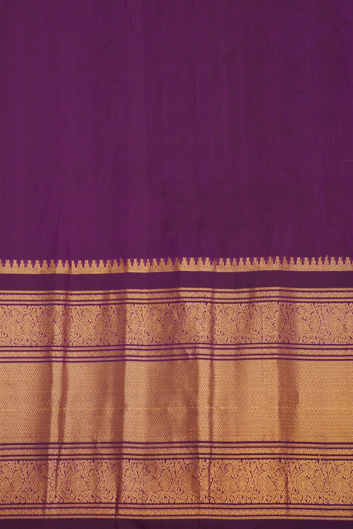 Gadwal Silk Lavender Saree