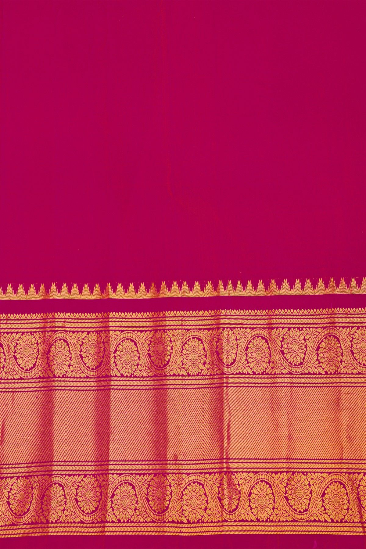 Gadwal Silk Pink Saree