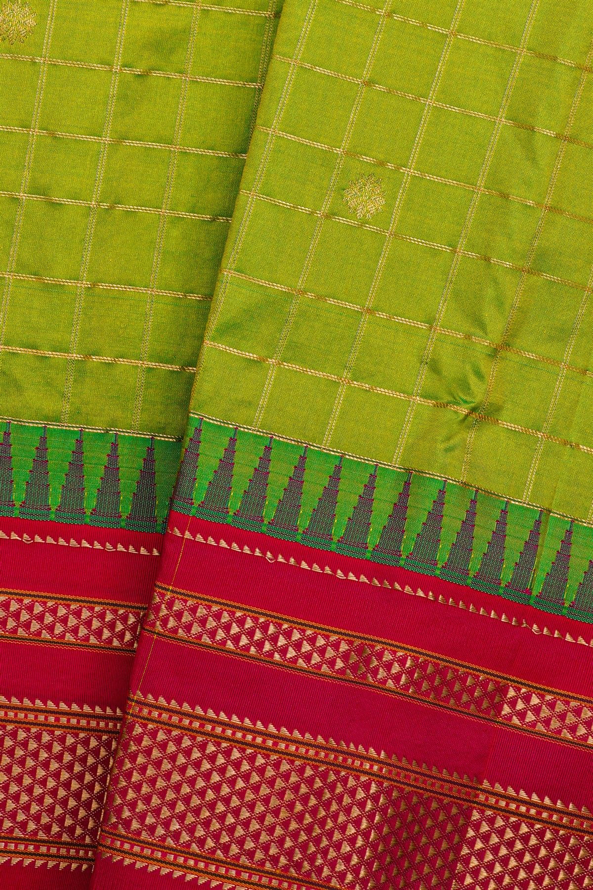 Narayanpet Silk Dual Colour Saree