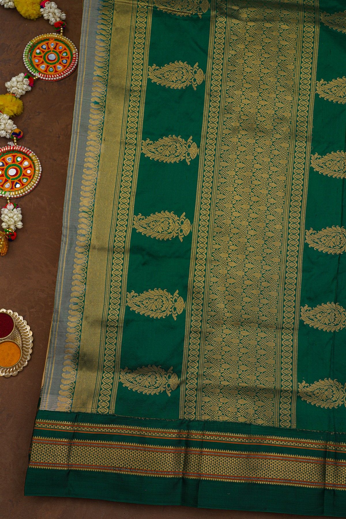 Narayanpet Silk Cream Saree