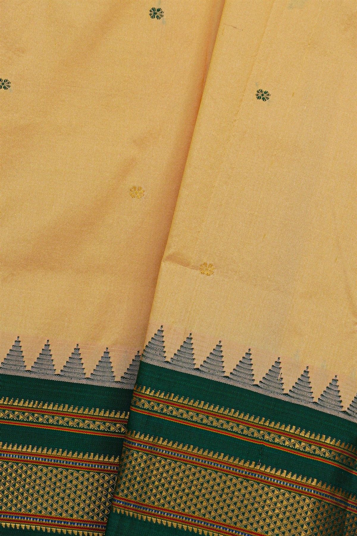 Narayanpet Silk Cream Saree