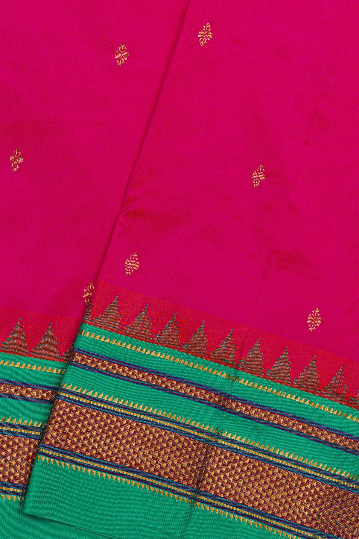 Narayanpet Silk Pink Saree