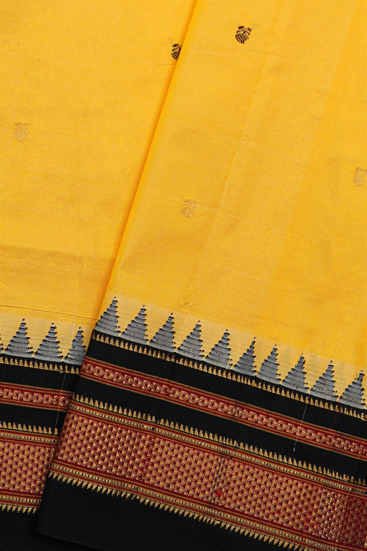 Narayanpet Silk Yellow Saree