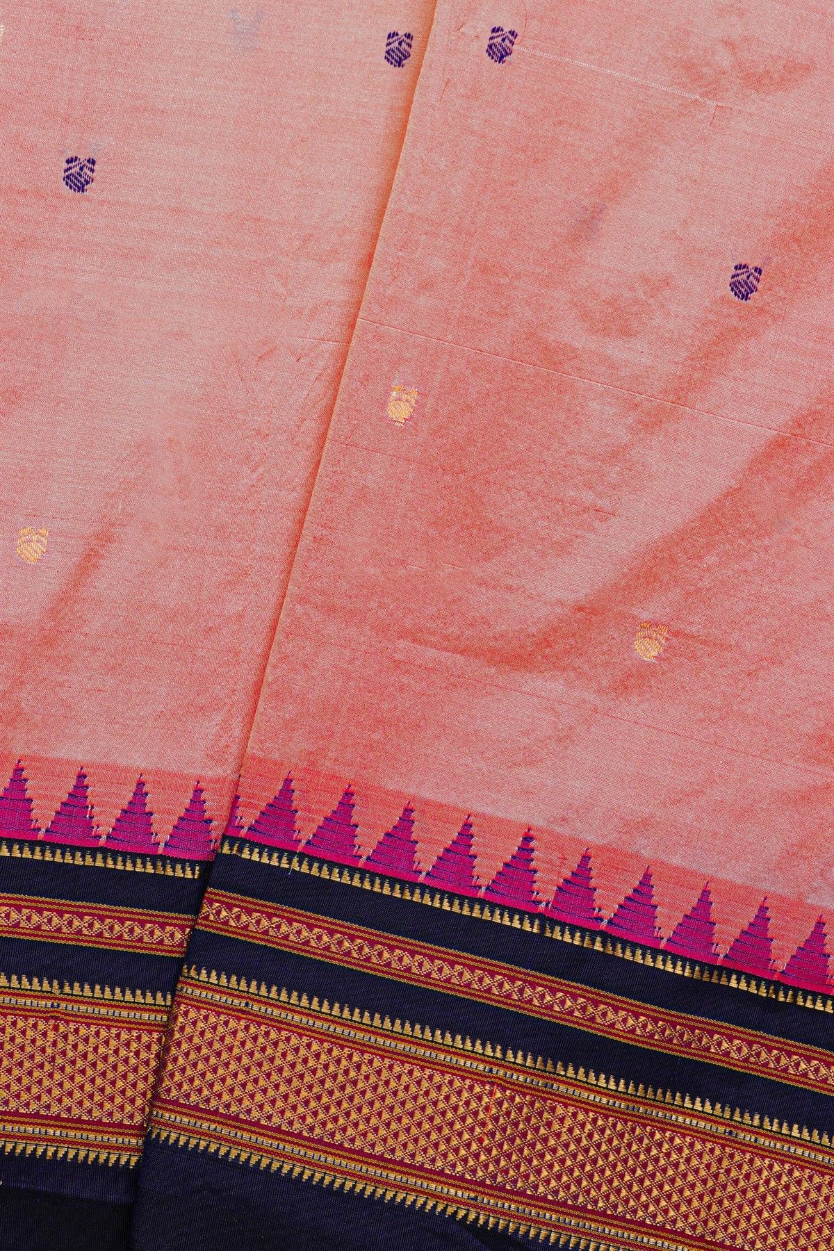 Narayanpet Silk Baby Pink Saree