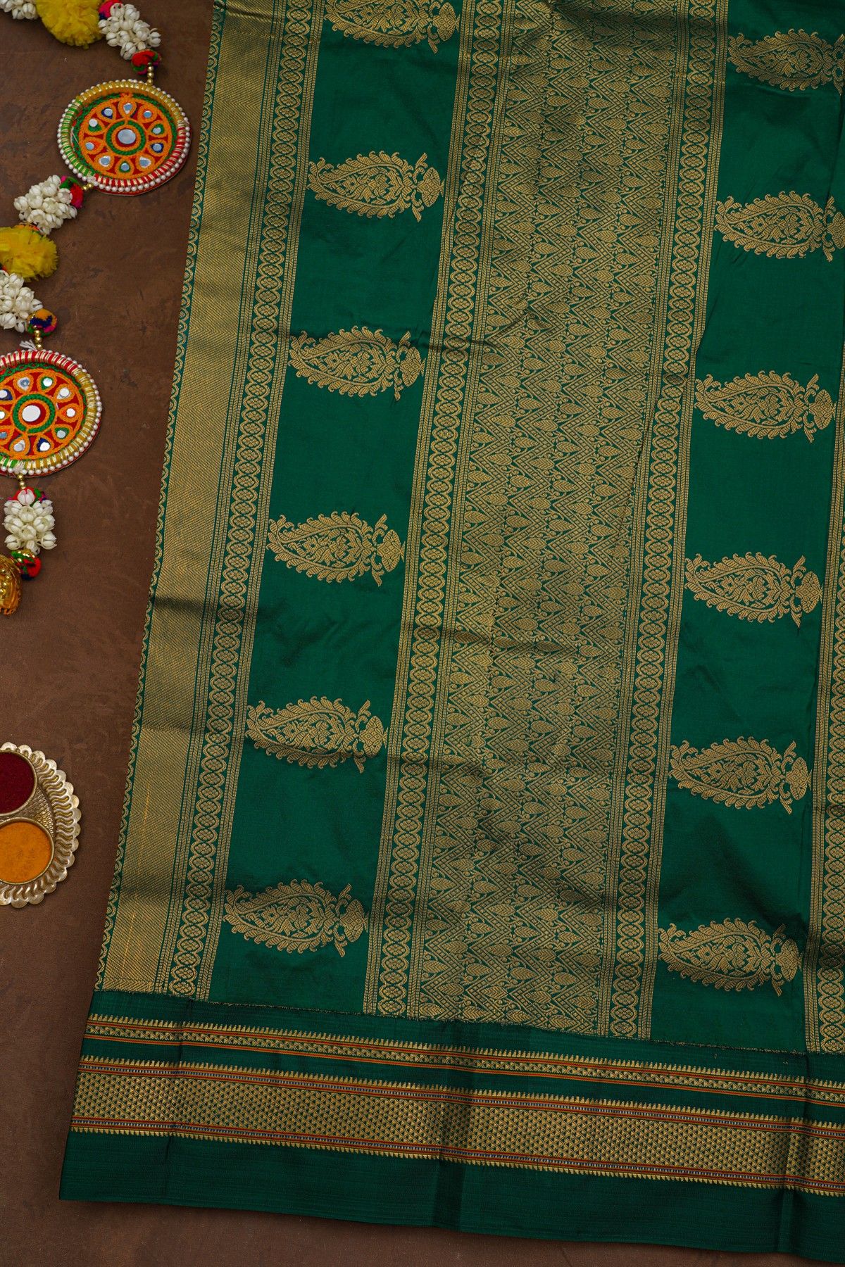 Narayanpet Silk Cream Saree