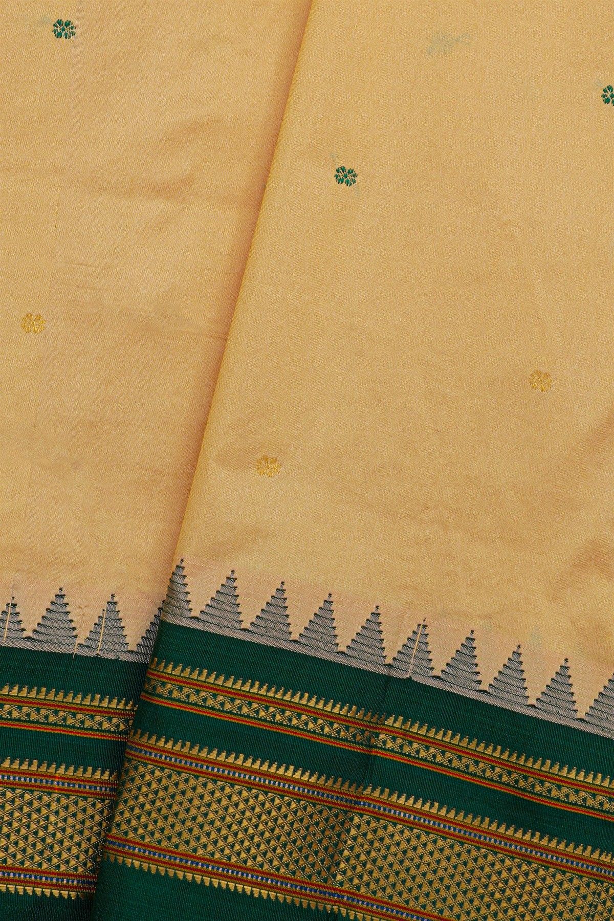 Narayanpet Silk Cream Saree