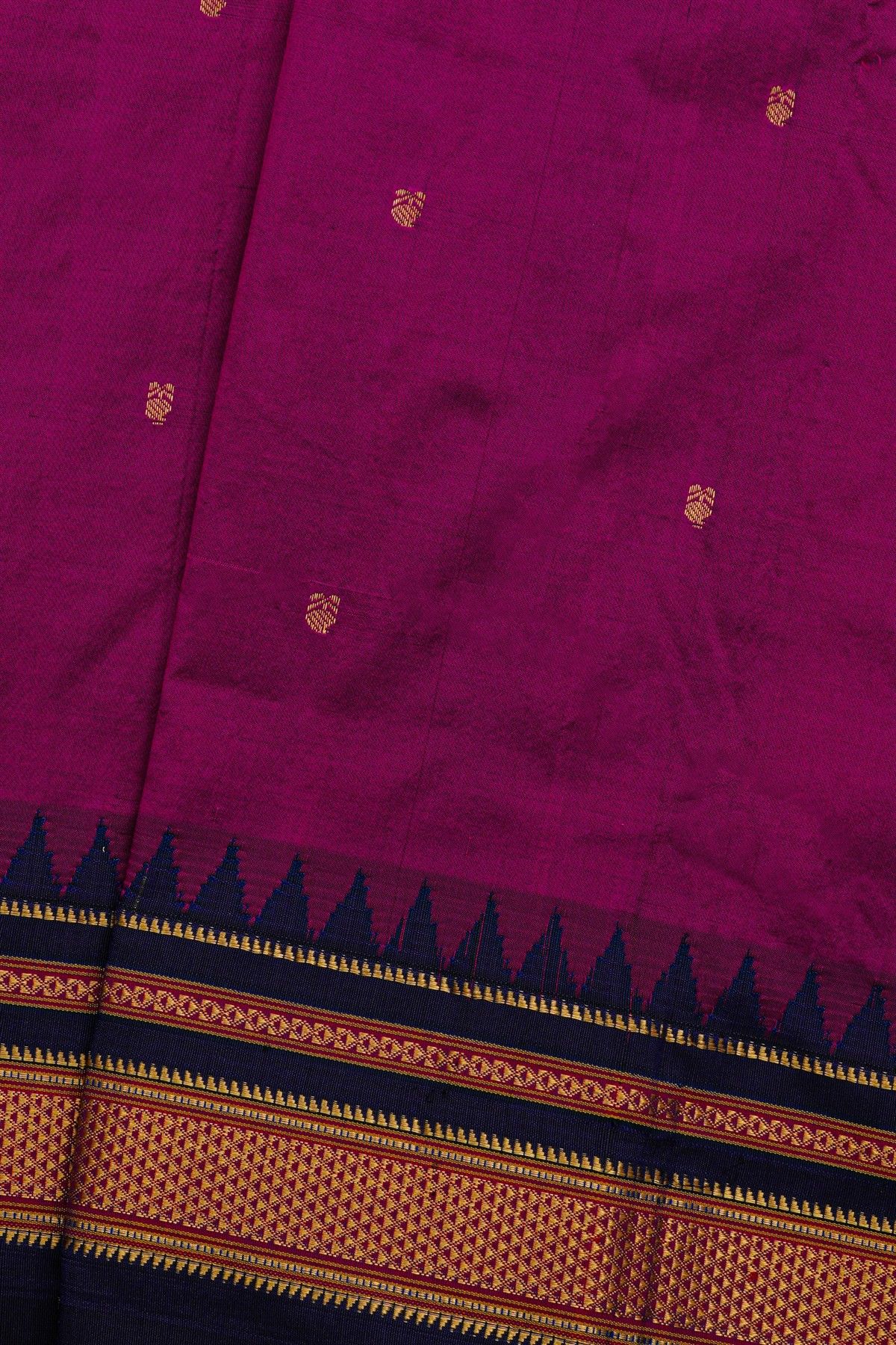 Narayanpet Silk Purple Saree