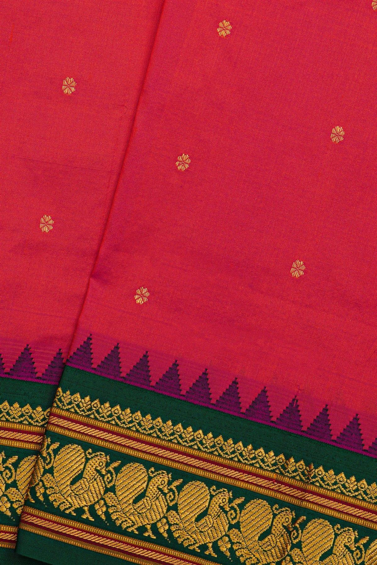 Narayanpet Silk Pink Saree