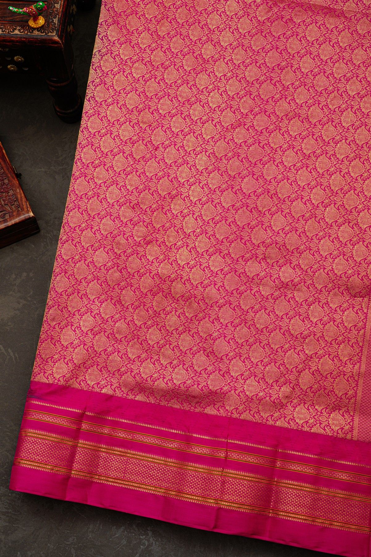 Narayanpet Silk Sea Green Saree