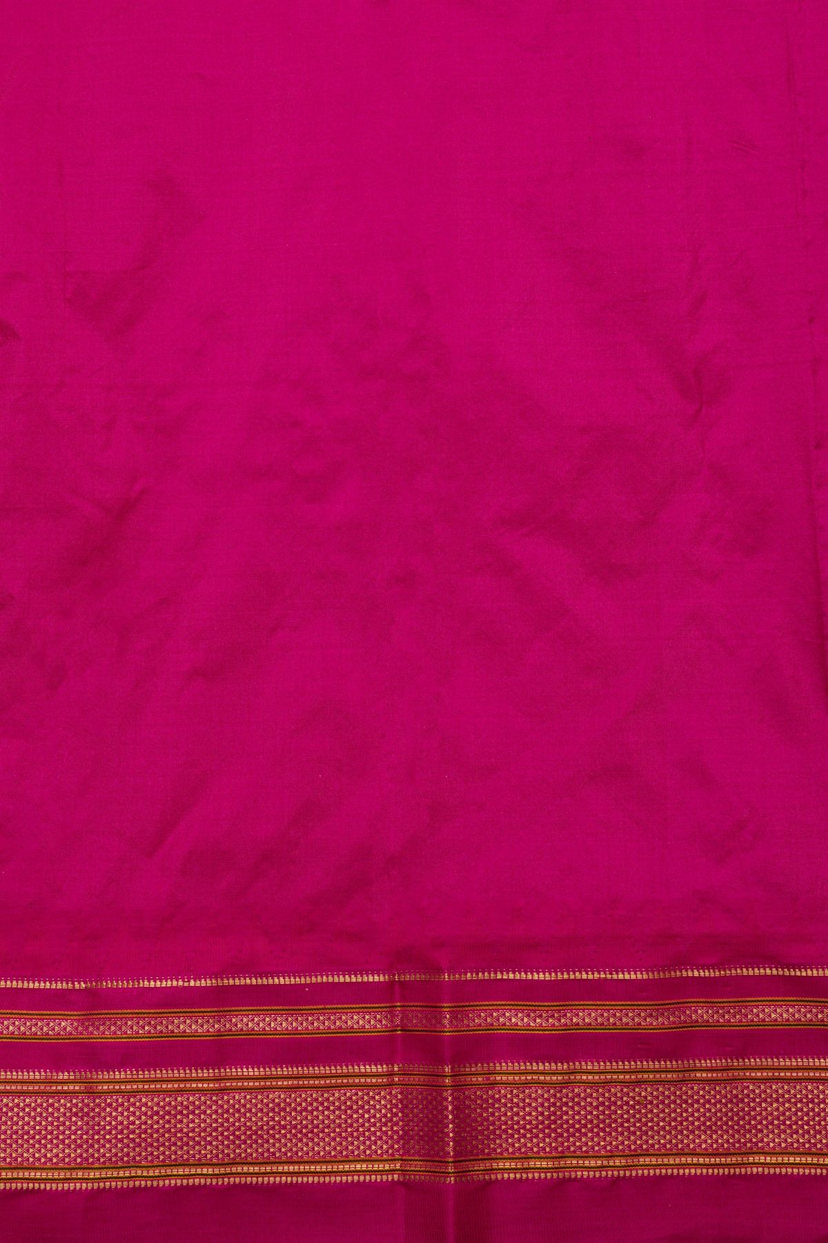 Narayanpet Silk Maroon Saree